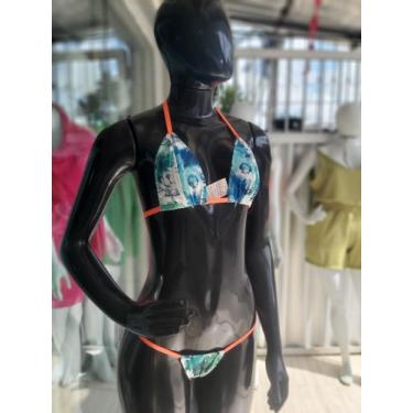 Imagem de Biquíni fita feminino floral - Holanda moda praia, M