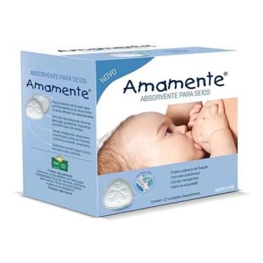 Imagem de Absorvente De Seios Premium Suave Anti Vazamento Amamente c/12 unid