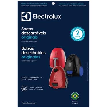 Imagem de Kit 3 Sacos para Aspirador de pó, 1,2L, Electrolux