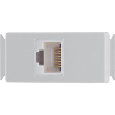 Imagem de Modulo tomada telefone e internet cat6 rj45 tramontina aria