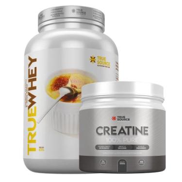 Imagem de True Whey Isolado Baunilha Brulee 837g Creatina True Source