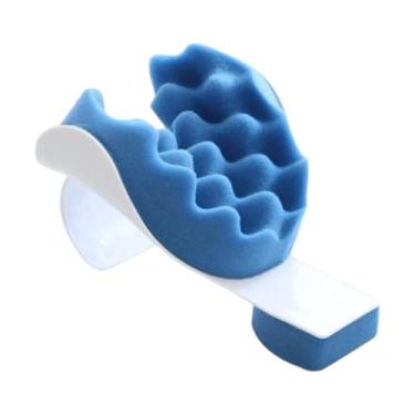Imagem de predolo Relaxante de pescoço e ombros, maca de pescoço, dispositivo portátil de tração cervical ergonômico multifuncional para mulheres e homens