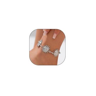 Imagem de Tornozeleira delicada com rosto de sol, prata, ouro, prata, corrente para pés de sol, acessórios de joias no tornozelo descalço, adjustable, Zinco, Sem Pedra Preciosa