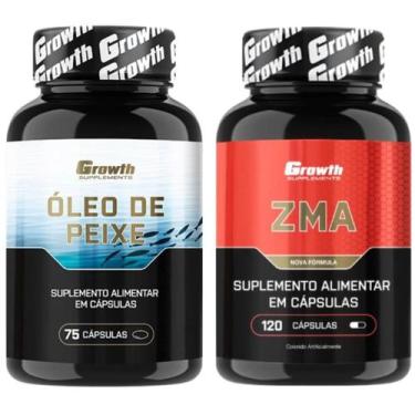 Imagem de Omega 3 75 Caps + Zma 120 Caps Growth Supplements