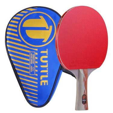Imagem de Raquetes de pingue-pongue de fibra de carbono – Raquetes de tênis de mesa de nível profissional para controle superior | Lâmina de 7 camadas, borracha premium, esponja de 2,0 mm, com alça alargada +