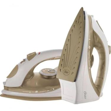 Imagem de Ferro De Passar A Vapor Oster 1200w Base Metal Antiaderente Luxx Gold 110V