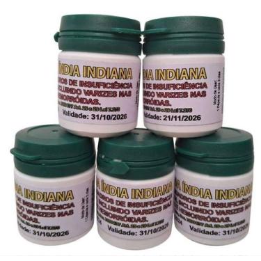 Imagem de Castanha da índia Indiana Original com lacre 5 Potes - Natural Ervas