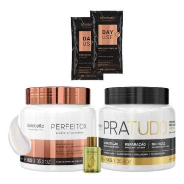 Imagem de Borabella Pra Tudo Máscara + Perfeitox Alinhamento - 2x1 Kg