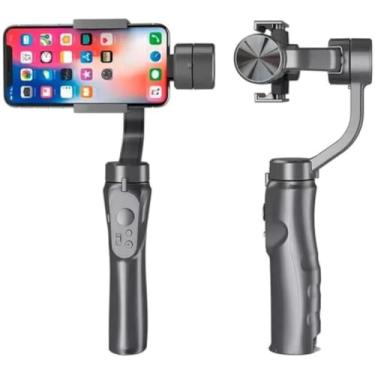 Imagem de Suporte Estabilizador De Imagem Gimbal H4 Para Celular Câmera Smartphone 3 Eixos Profissional 360 Graus