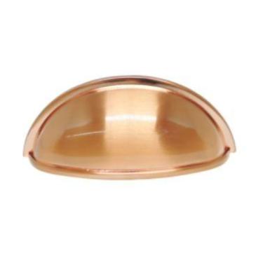 Imagem de Puxador Colonial 220-76mm - Rose Escovado - Italy Line