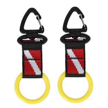 Imagem de JUSTOOP Suporte de bocal de polvo, protetor bucal de polvo de mergulho de silicone para regulador de 2º estágio, retentor de polvo com clipe de mola para mergulho para mergulho, 2 peças, amarelo