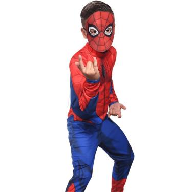 Imagem de Fantasia Homem Aranha Clássica G - Super Magia