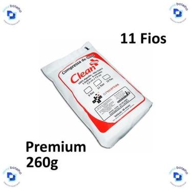 Imagem de Compressa de Gaze 11 Fios Não Estéril (Premium) (260g) - Clean