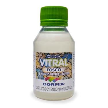 Imagem de Verniz Vitral Fosco 100ml Corfix Barniz Vitral Mate