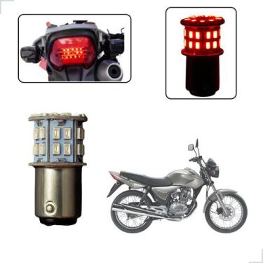 Imagem de Lâmpada Led Freio 2 Polo 1157 50 Leds Moto CG 150 Titan ESD