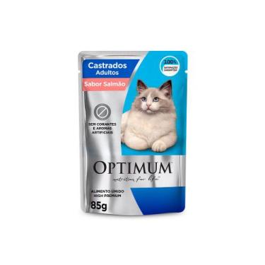 Imagem de Sache optimum castrado salmão 85g