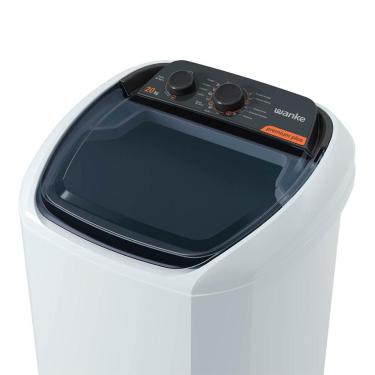 Imagem de Máquina de Lavar Roupas Semiautomática Wanke 20kg 10 Programas Motor WEG Premium Plus BRANCO 220V