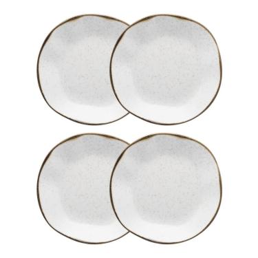Imagem de Conjunto 4 Pratos Fundo 22,5 Cm Ryo Maresia Porcelana Oxford