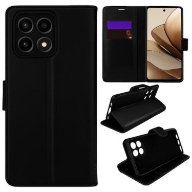 Imagem de Capa Case Carteira Flip para Motorola Moto G56 5G Preta - LXL