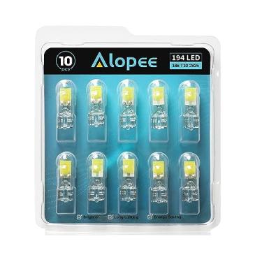 Imagem de Lâmpadas de LED Alopee T10 de fonte de luz branca ultra brilhante para lâmpada de halogêneo 194 W5W 168 2825 501 Lâmpada de placa de luz interior