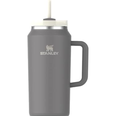 Imagem de STANLEY Copo Quencher H2.0 com alça e canudo 1,8 g | Tampa Flowstate de 3 posições | Grande capacidade para viagens e esportes | Copo de aço inoxidável isolado | Sem BPA | Pedra