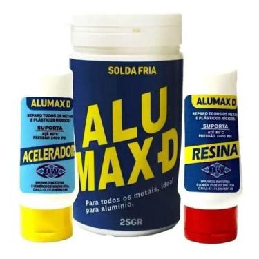 Imagem de Solda Fria Brasweld Alumax-D 25GR