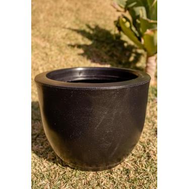 Imagem de Vaso Plantas Decorativo Polietileno Bojo Marmorizado Liso N1