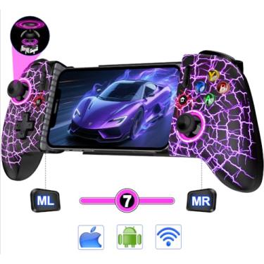 Imagem de 【Anti-Drift & Fast-Connect】Wireless Gaming Controller for iPhone/Android, Hall Joystick&Trigger Bluetooth Phone Controller, Handheld Game Console Quality - For Cloud Gaming,Genshin Impact,Roblox,Call