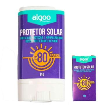 Imagem de Protetor Solar Algoo Fps 80 Facial Ciclismo Corrida Bastão