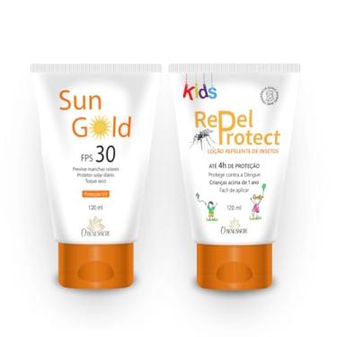 Imagem de Kit Kids: Protetor Solar FPS 30 + Repelente Infantil 120ml | Proteção Completa para Crianças | Uso Diário | Fragrância Suave | O Benessere Nutrition