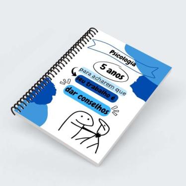 Imagem de Agenda Planner Profissões Cursos 2026 Meme Flork Psicologia - Impressõ