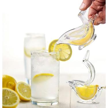 Imagem de Espremedor de Limão Manual em Acrílico Transparente – Modelo Gourmet para Limão e Laranja