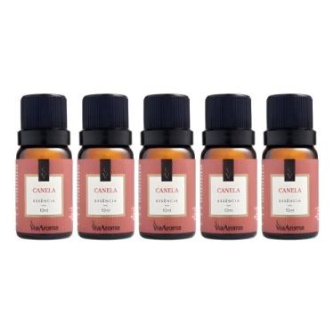 Imagem de 5 Essências Aromatizador Difusor Elétrico 10ml Via Aromas - Varias Fra