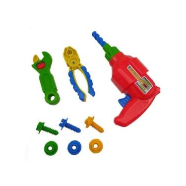 Imagem de Kit Ferramentas de Brinquedo Faz de Conta - Meus Reparos 9 Peças Ta Te