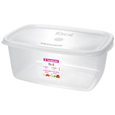 Imagem de Pote Para Alimentos Organizador 3,2 L Transparente Com Tampa - Sanremo