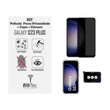 Imagem de Kit Capinha + Película Privativa Fosca + Película Câmera Samsung Galax