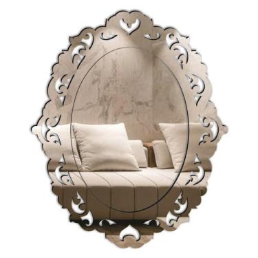 Imagem de Espelho Decorativo Veneziano Pegui 26X32 3873 - Creatus