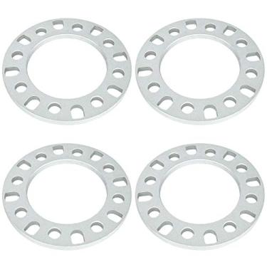 Imagem de IRONTEK Espaçadores de roda 1/2" (12 mm) de espessura (ID: 126 mm OD: 208 mm) para Ford 8 x 6,5 e 8 x 170 mm para Chevy/GMC 8 x 6,5 e 8 x 180 mm para Dodge 8 x 6,5 para Ram 8 x 6,5 4 peças