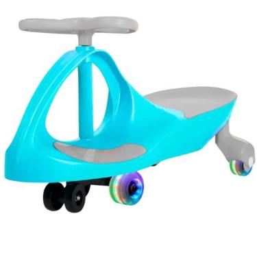 Imagem de Carrinho Rolimã Zig Zag Car 360 Roda Led Infantil - Castela