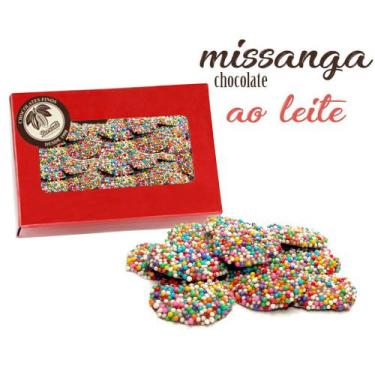 Imagem de Missanga Chocolate ao Leite Borússia Chocolates, Caixa com 500g
