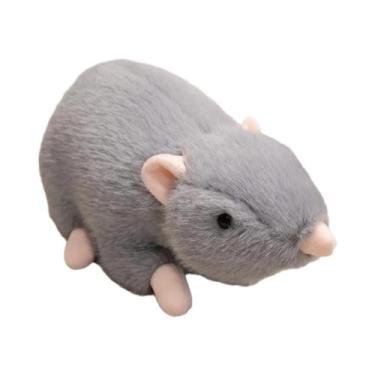 Imagem de Rato De Pelúcia Macio E Realista Para Festa, Brinquedo De Aniversário,