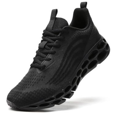 Imagem de SKDOIUL Tênis esportivo feminino para caminhada e corrida, 9603 Preto, 36