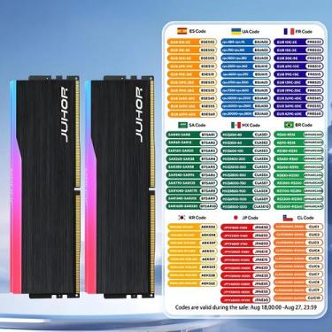 Imagem de Memória RAM DDR5 RGB De 16GB 6000MHz 6400MHz De Alto Desempenho Para D
