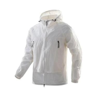 Imagem de Jaqueta Corta-vento Masculina Com Capuz UPF50+, Ultraleve, Com Zíper, 