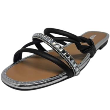 Imagem de Chinelo Feminino Rasteira Moda Leve Conforto Moleca