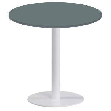 Imagem de Mesa Pisa Beta Fratini Disco Redondo Branco Tampo MDP