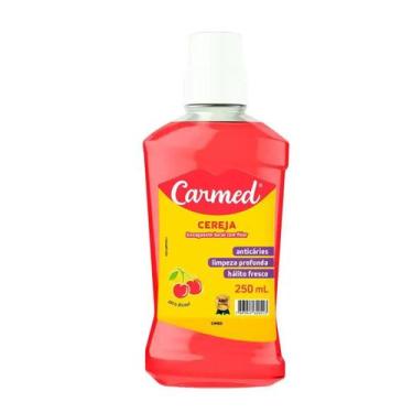 Imagem de Enxaguante Bucal Sem Álcool Carmed Cereja 250Ml