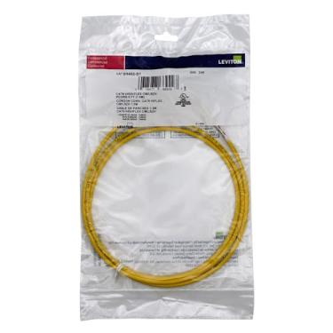 Imagem de Leviton 6H460-5Y High Flex HD 6, 1G cabo de remendo, 1,5 m, amarelo