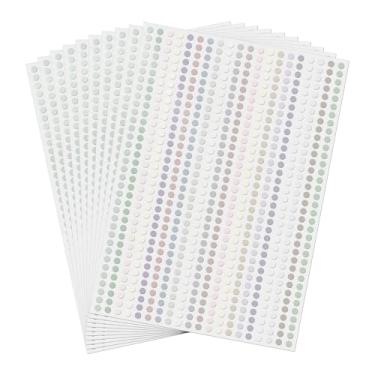 Imagem de Etiquetas de codificação de cores redondas gradiente Morandi 0,25 polegadas 7000 peças