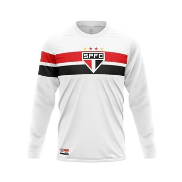 Imagem de CAMISA RETRÔ SÃO PAULO 2005,ESCUDO BORDADO, MASCULINA, P